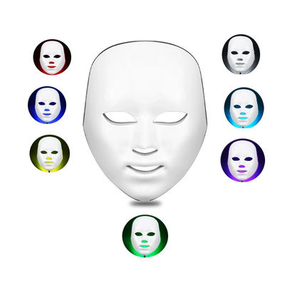 Red Light Therapy Face Beauty Equipment Rechargeable 7 Color Pdt Led Facial Beauty