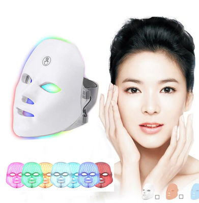 Red Light Therapy Face Beauty Equipment Rechargeable 7 Color Pdt Led Facial Beauty