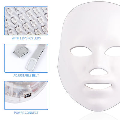 Red Light Therapy Face Beauty Equipment Rechargeable 7 Color Pdt Led Facial Beauty