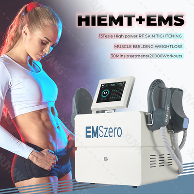 Đèn 4 tay cầm với RF đốt cháy chất béo xây dựng cơ bắp Emslim Mini Body Sculpting EMS Butt Lifting Machine với RF